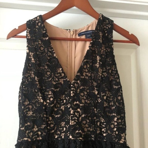 NWOT French Connection eyelet overlay party dress - Picture 2 of 4